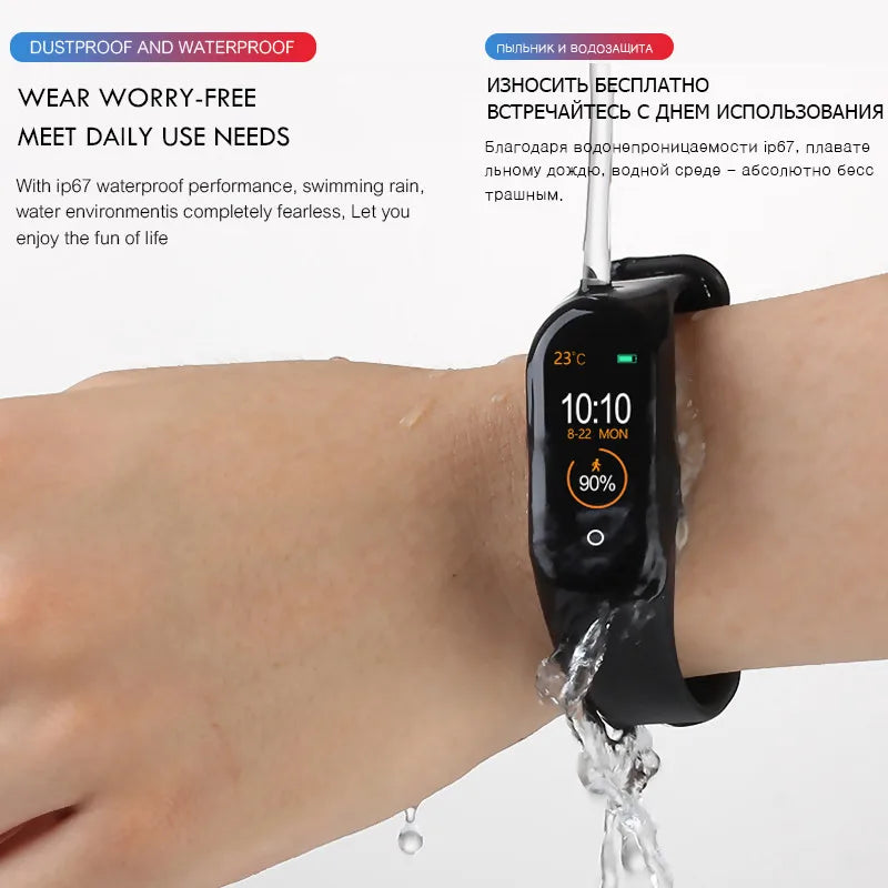 Smartwatch With Built-in Heart Rate Monitor, Pedometer and Calorie Counter